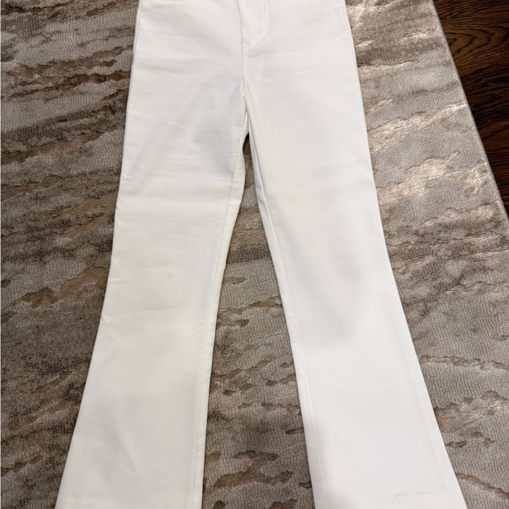 Zara Women's Flare White pants